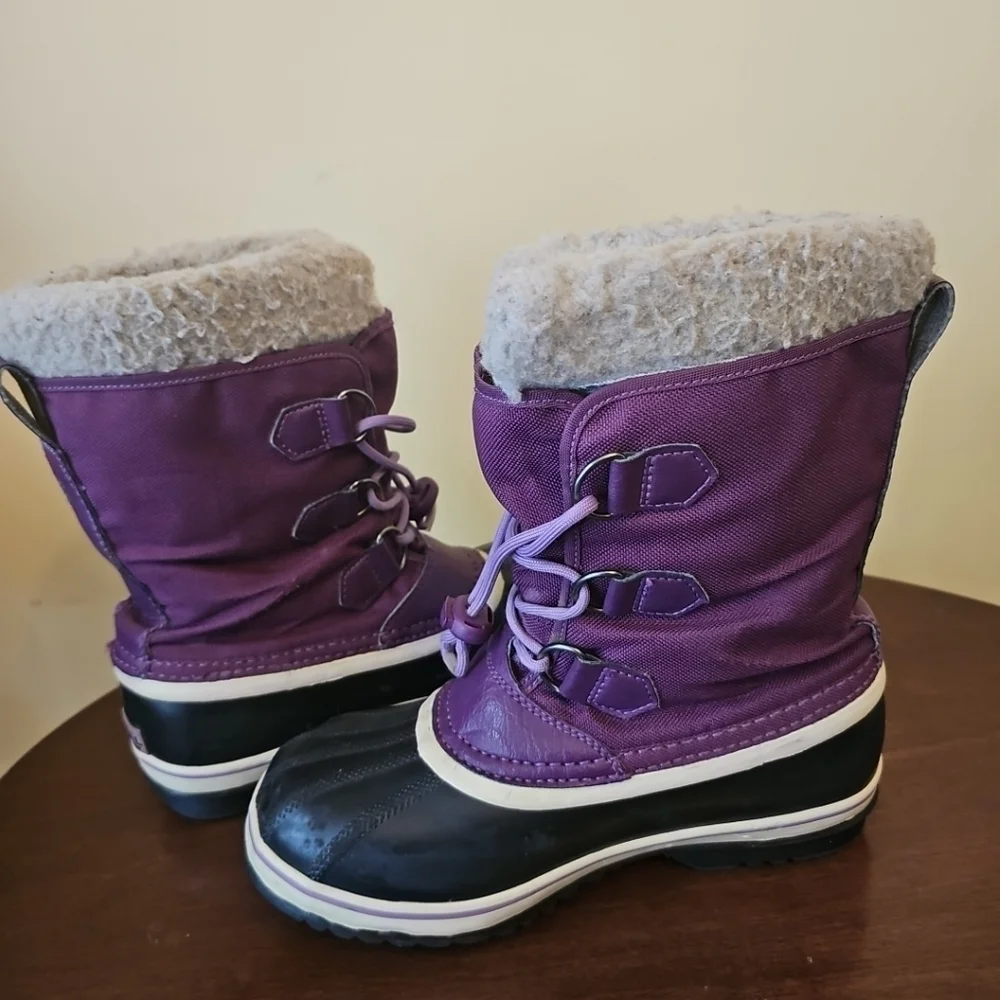 Sorel Women's Waterproof Cold Weather Winter Snow‎ Boots Big Kid's Size 5 - Picture 4 of 14